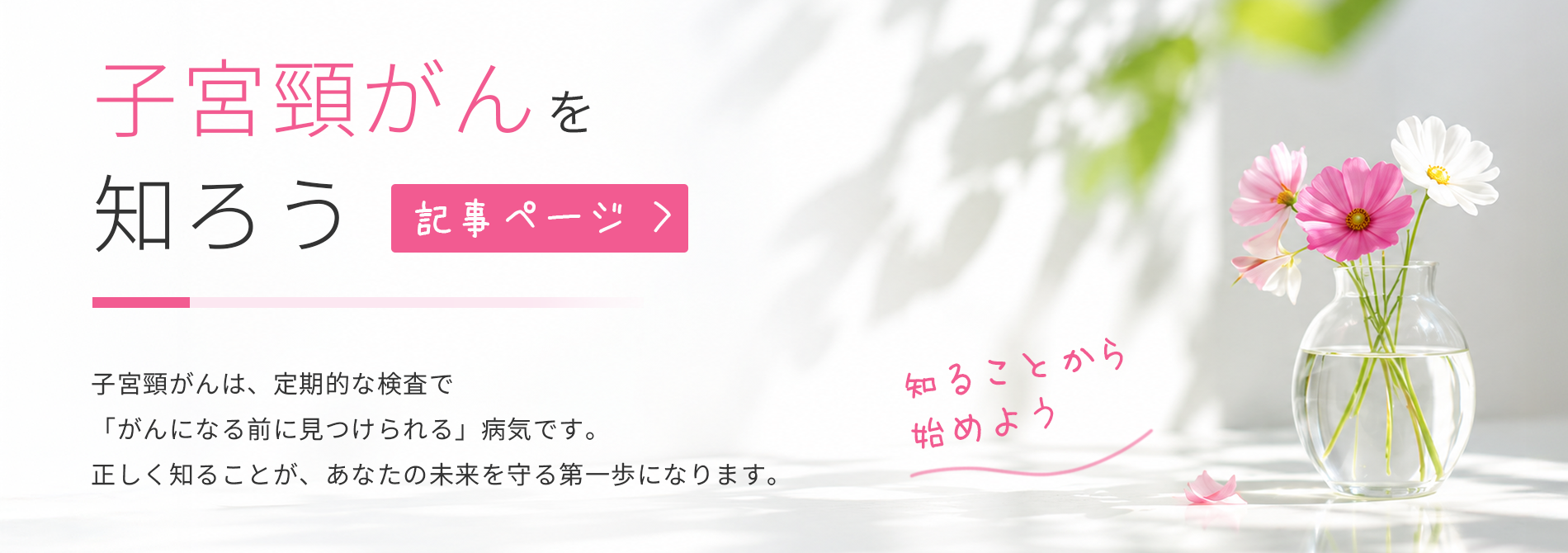 子宮頸がんを知ろう