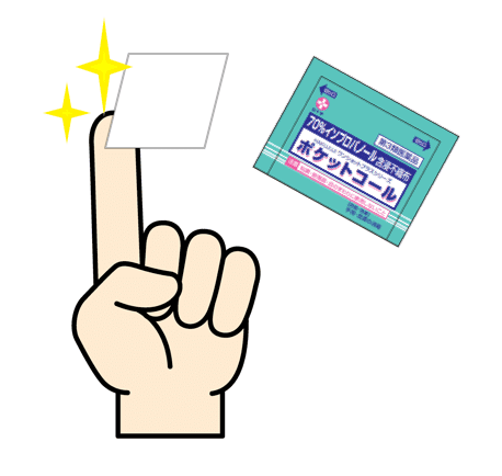 採取の準備